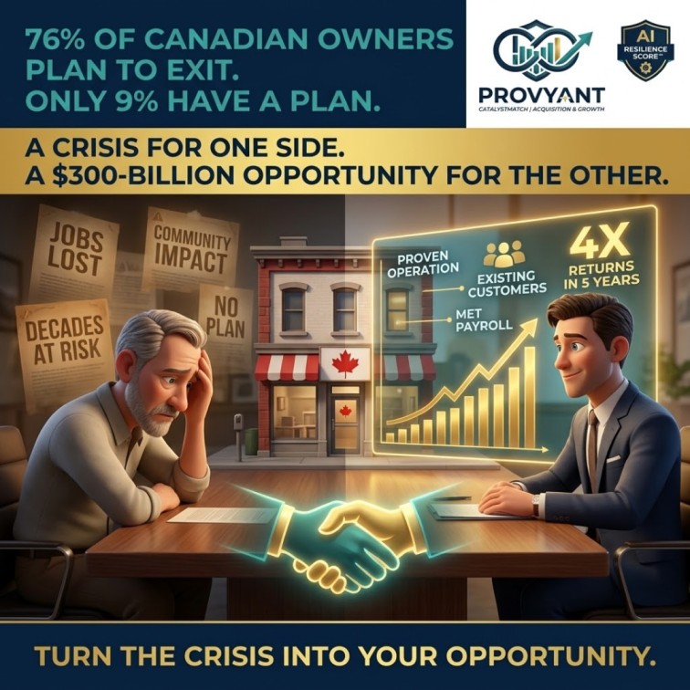 Canada business succession acquisition