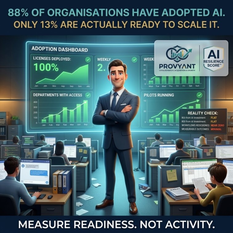 AI adoption vs AI readiness